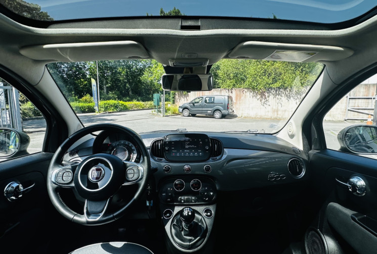 FIAT 500 0.9 85ch Lounge Toit panoramique / Excellent état