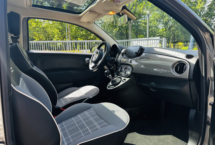 FIAT 500 0.9 85ch Lounge Toit panoramique / Excellent état