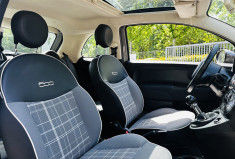 FIAT 500 0.9 85ch Lounge Toit panoramique / Excellent état