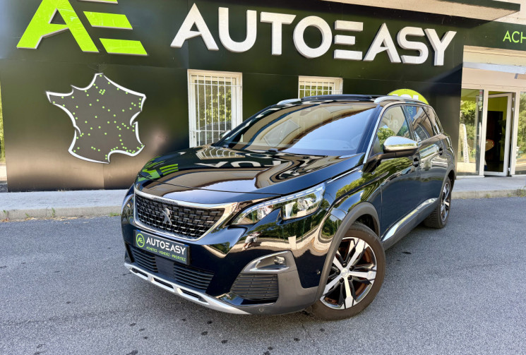 Peugeot 5008 GT 2.0 HDi 180 EAT8  7 places / Toit ouvrant / Carplay / Camera / Cuir / Entretien OK