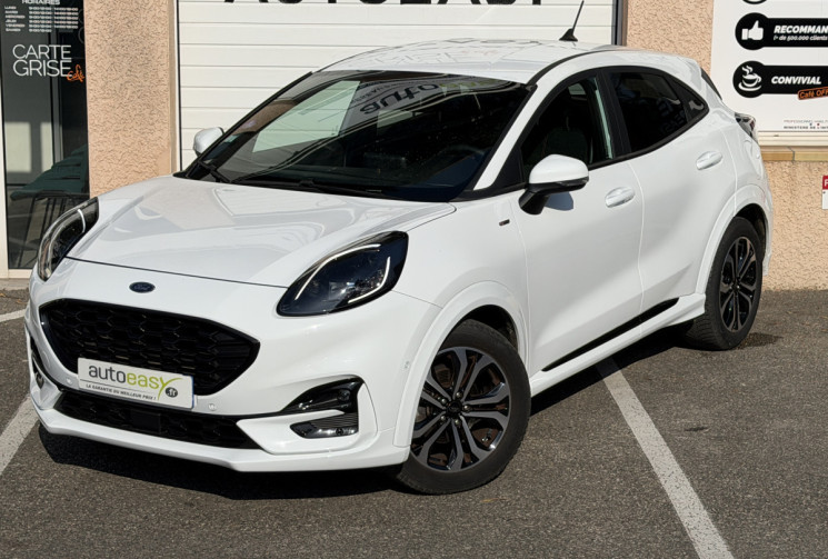 Ford Puma 1.0 Flexifuel 125 Ch mHEV ST-Line / 1ière main / Siège et volant chauffant / Coffre elec