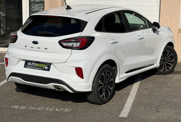Ford Puma 1.0 Flexifuel 125 Ch mHEV ST-Line / 1ière main / Siège et volant chauffant / Coffre elec