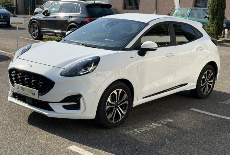 Ford Puma 1.0 Flexifuel 125 Ch mHEV ST-Line / 1ière main / Siège et volant chauffant / Coffre elec