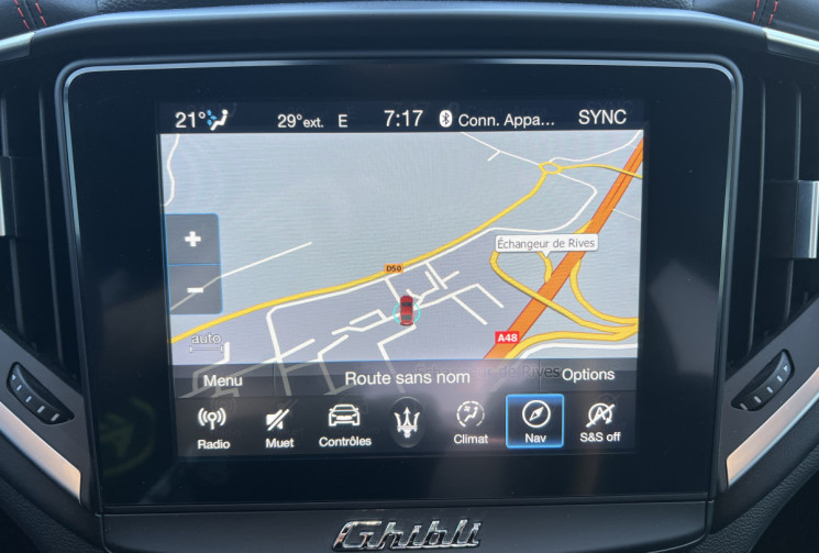 Maserati GHIBLI  3.0 V6 Turbo 275ch GRANSPORT  / Suivi constructeur