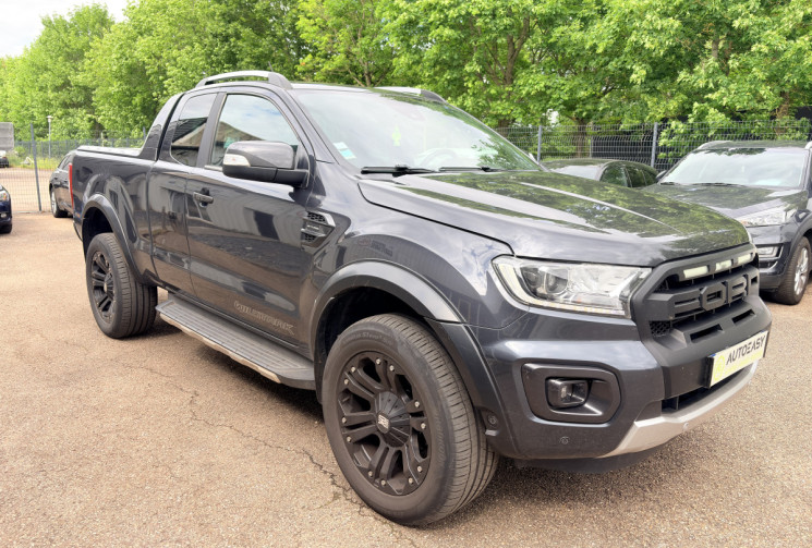 Ford Ranger Super Cabine WILDTRAK 213 ch *Charge moto*Vidange Boite OK*Distri OK*Entretien Ford*
