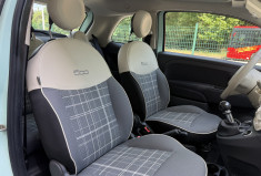 FIAT 500  LOUNGE 1.2 MPi 69 ch / Toit Panoramique / Bluetooth / Entretien et distribution à jour