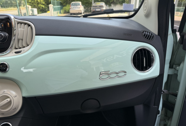FIAT 500  LOUNGE 1.2 MPi 69 ch / Toit Panoramique / Bluetooth / Entretien et distribution à jour