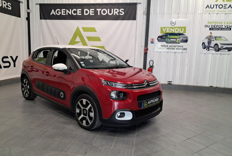 Citroën C3  III 1.2 PureTech 110 Shine EAT6 - CAMERA  - SUIVI ENTRETIEN - DISTRI OK -