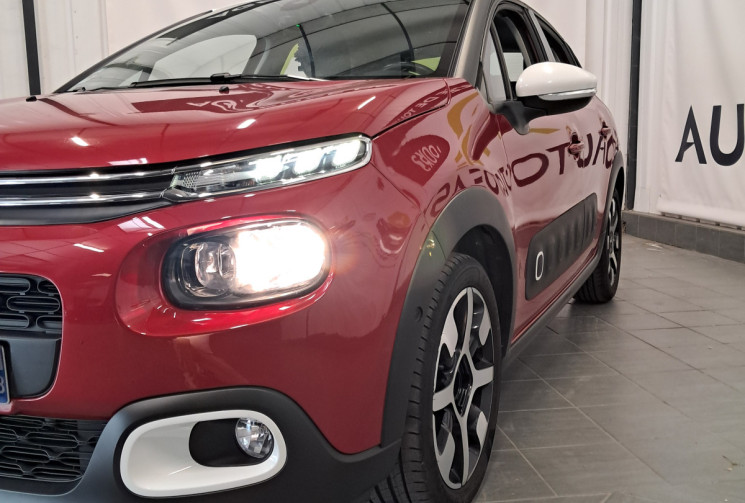 Citroën C3  III 1.2 PureTech 110 Shine EAT6 - CAMERA  - SUIVI ENTRETIEN - DISTRI OK -
