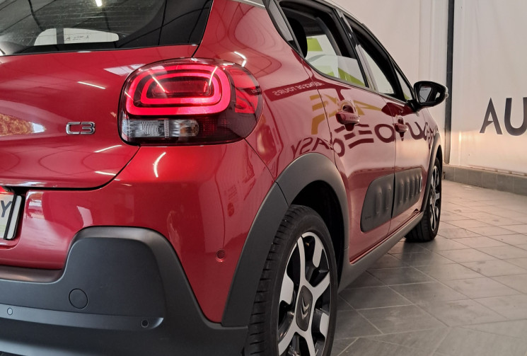 Citroën C3  III 1.2 PureTech 110 Shine EAT6 - CAMERA  - SUIVI ENTRETIEN - DISTRI OK -