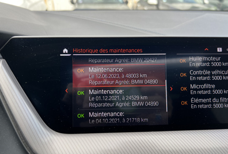 BMW Série 1 120d 190 cv * M sport * Alcantara F1 * Caméra * ACC * Carplay * Origine FRANCE
