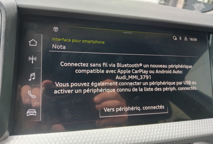 Audi A1  Sportback 30 1.0 TFSI S-Tronic7 116ch SLINE - 1°Main