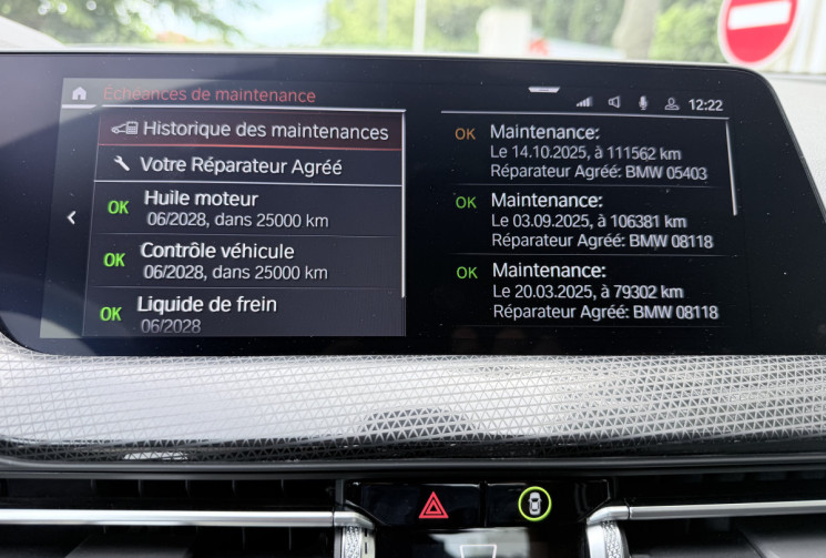 BMW SERIE 2 GRAN COUPE F44 216d 116 DKG7  Business Design * 1ère main / Entretien BMW / En stock