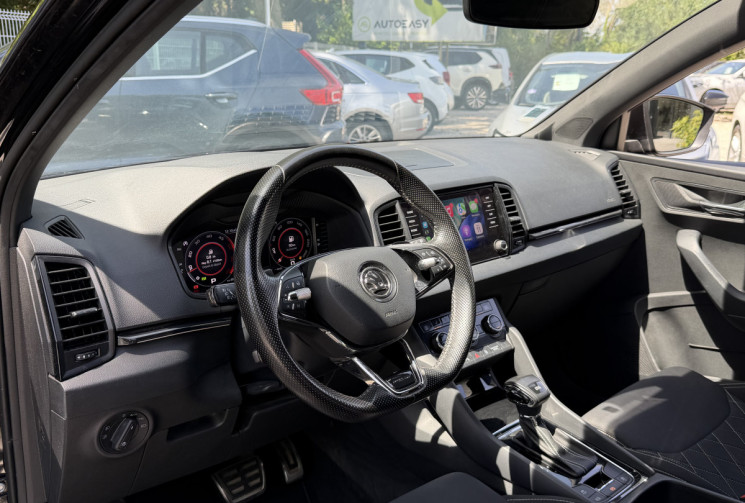 Skoda Karoq 1.6 TDI 116 Sportline DSG7 / 2ème Main / Sièges et Volant Chauffants / Suivi Skoda 