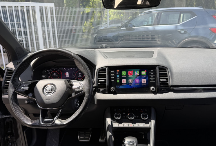 Skoda Karoq 1.6 TDI 115 Sportline DSG7 / 2ème Main / Sièges et Volant Chauffants / Suivi Skoda 