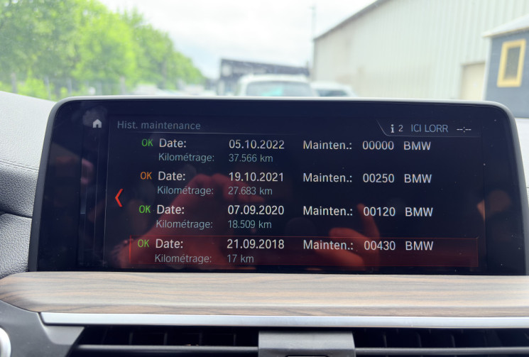 BMW X3 xDrive20 190 ch Luxury Line-70493 km-Entretiens BMW-Harman kardon 
