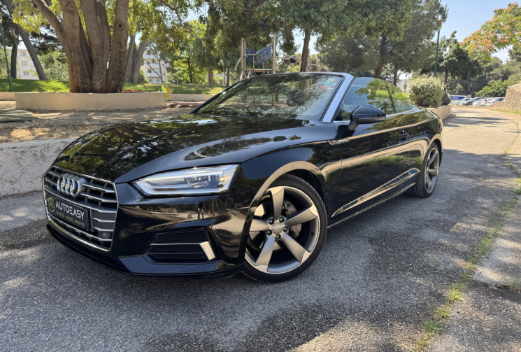 Audi A5 Cabriolet AUDI A5 II Cabriolet 2.0 TDI 16V S-Tronic7 190CH S-LINE / VÉHICULE SUIVI / DEUXIÈM