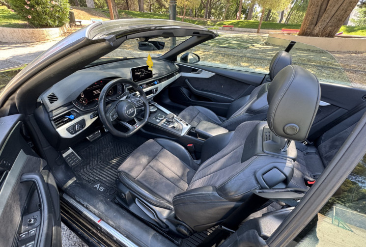 Audi A5 Cabriolet AUDI A5 II Cabriolet 2.0 TDI 16V S-Tronic7 190CH S-LINE / VÉHICULE SUIVI / DEUXIÈM