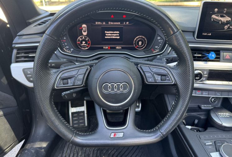 Audi A5 Cabriolet AUDI A5 II Cabriolet 2.0 TDI 16V S-Tronic7 190CH S-LINE / VÉHICULE SUIVI / DEUXIÈM