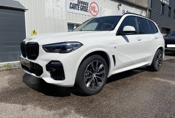 BMW X5 45e xDrive 3.0 i  M Sport /43 000Km/Suivi BMW/1er Main/Apple Carplay/ Alpinweiss/Etat Neuf