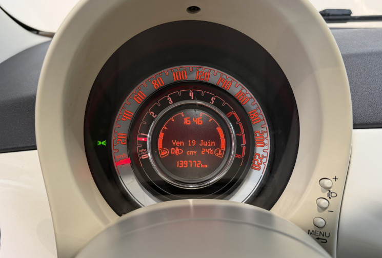 FIAT 500 1,2 69 Lounge - Toit pano