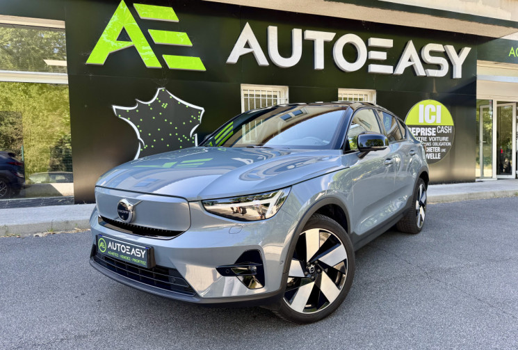 Volvo C40 Recharge Twin 408 ch Ultimate AWD / Toit Panoramique / Siège et volant chauffant / Carplay