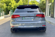 Audi RS3 SPORTBACK 8V2 DAZA 2.5 TFSi 400 Quattro S-Tronic / Toit ouvrant / B&O / Camera / Gris Nardo