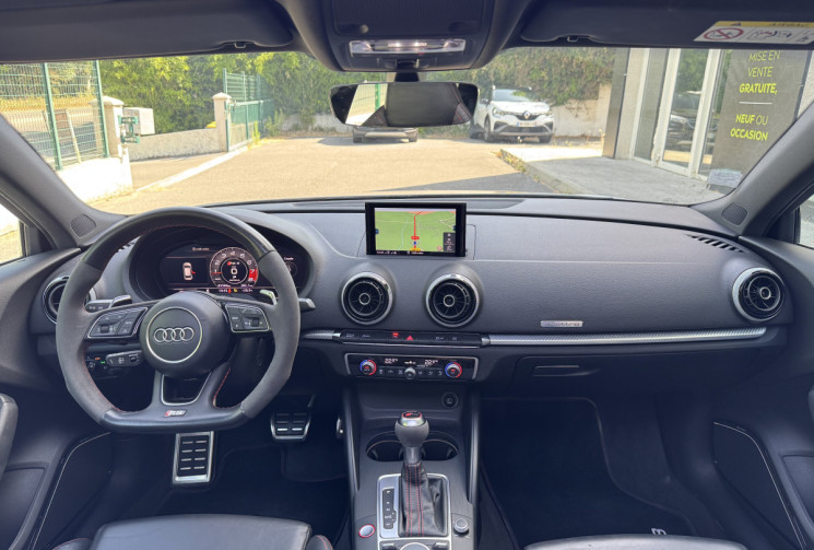 Audi RS3 SPORTBACK 8V2 DAZA 2.5 TFSi 400 Quattro S-Tronic / Toit ouvrant / B&O / Camera / Gris Nardo