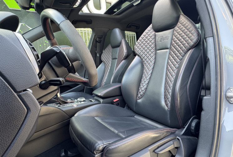 Audi RS3 SPORTBACK 8V2 DAZA 2.5 TFSi 400 Quattro S-Tronic / Toit ouvrant / B&O / Camera / Gris Nardo