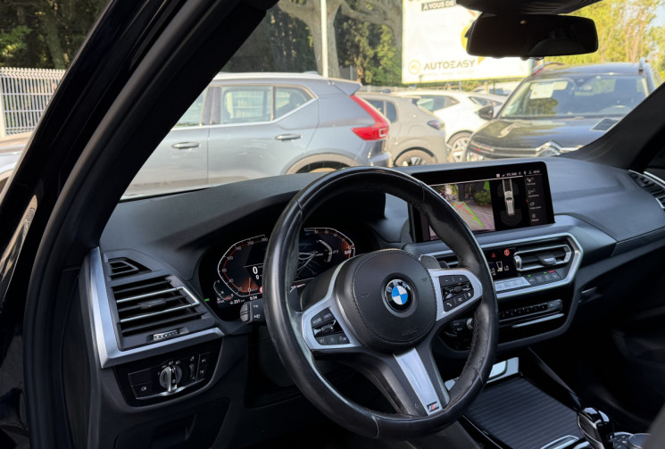 BMW X3  xDrive 20d 190 Mild Hybrid M Sport BVA8 / Suivi BMW / Toit Ouvrant / Sièges Electriques /HUD
