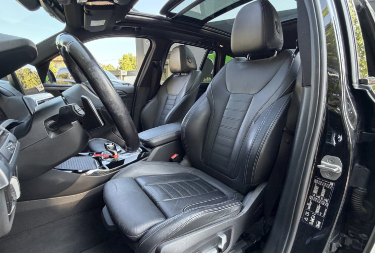 BMW X3  xDrive 20d 190 Mild Hybrid M Sport BVA8 / Suivi BMW / Toit Ouvrant / Sièges Electriques /HUD