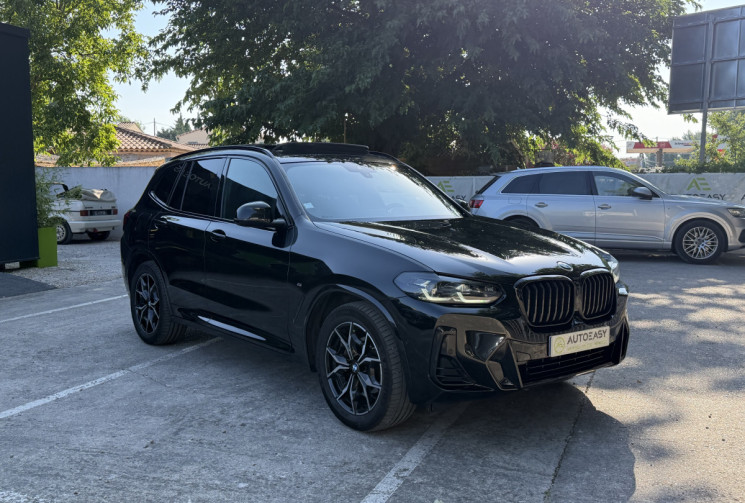 BMW X3  xDrive 20d 190 Mild Hybrid M Sport BVA8 / Suivi BMW / Toit Ouvrant / Sièges Electriques /HUD