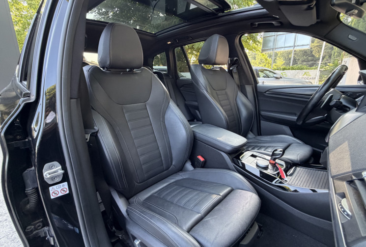 BMW X3  xDrive 20d 190 Mild Hybrid M Sport BVA8 / Suivi BMW / Toit Ouvrant / Sièges Electriques /HUD