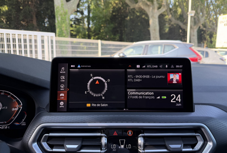 BMW X3  xDrive 20d 190 Mild Hybrid M Sport BVA8 / Suivi BMW / Toit Ouvrant / Sièges Electriques /HUD