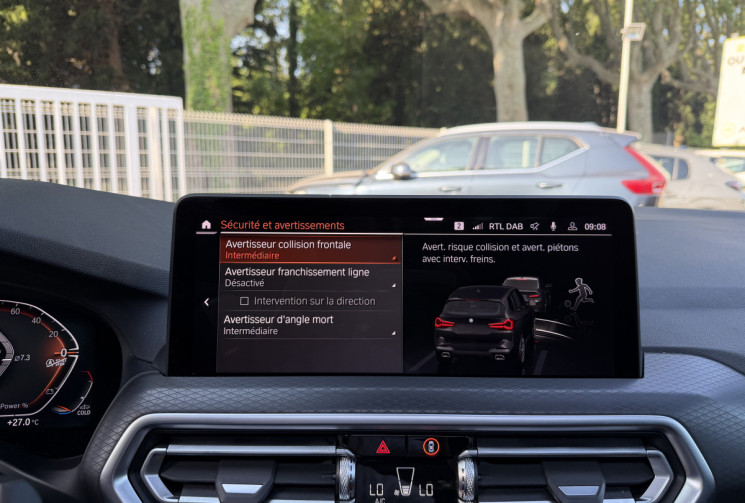 BMW X3  xDrive 20d 190 Mild Hybrid M Sport BVA8 / Suivi BMW / Toit Ouvrant / Sièges Electriques /HUD