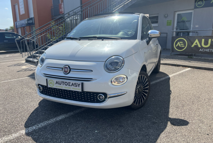 FIAT 500C 1.2 69 ch CABRIOLET / CUIR / Distribution OK