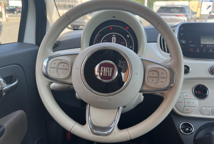 FIAT 500C 1.2 69 ch CABRIOLET / CUIR / Distribution OK