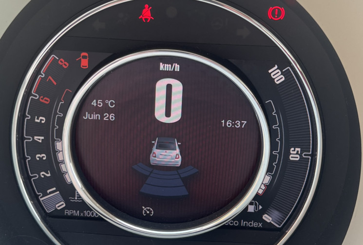 FIAT 500C 1.2 69 ch CLUB  / COURROIE DE DISTRIBUTION OK