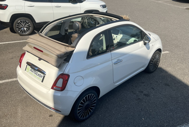 FIAT 500C 1.2 69 ch CABRIOLET / CUIR / Distribution OK
