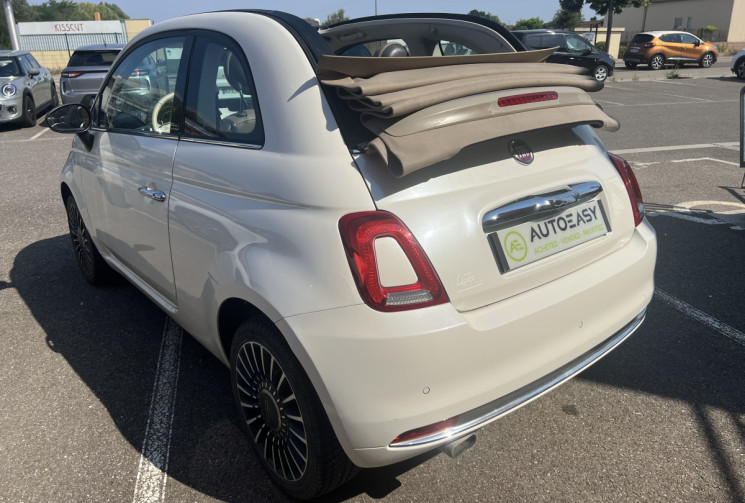 FIAT 500C 1.2 69 ch CABRIOLET / CUIR / Distribution OK