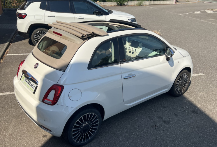 FIAT 500C 1.2 69 ch CABRIOLET / CUIR / Distribution OK