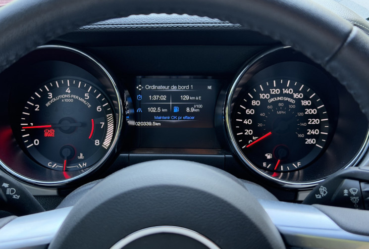 Ford MUSTANG FASTBACK 2.3 TI ECOBOOST 317 / Echappement BORLA / Android Auto / FULL Entretien