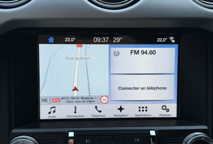 Ford MUSTANG FASTBACK 2.3 TI ECOBOOST 317 / Echappement BORLA / Android Auto / FULL Entretien