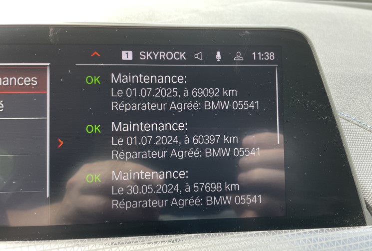 BMW SERIE 2 GRAN COUPE  220dA 190 ch M Sport/Apple CarPlay Android/Entretiens BMW