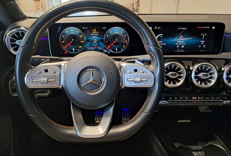 Mercedes Classe A 200 1.3 Ti 163 7G-DC  AMG LINE T / Toit ouvrant / Tête Haute / Sièges sport 