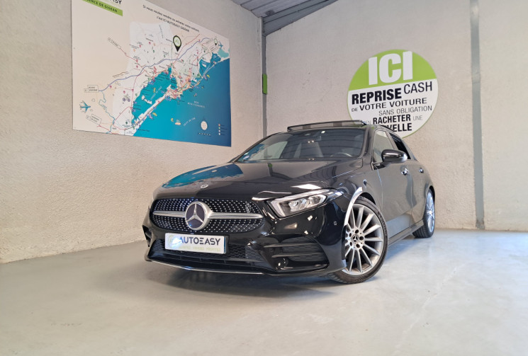 Mercedes Classe A 200 1.3 Ti 163 7G-DC  AMG LINE T / Toit ouvrant / Tête Haute / Sièges sport 
