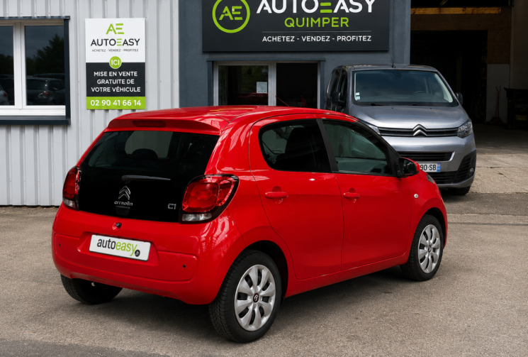 Citroën C1 II 1.0 VTi 72 FEEL 5p Moteur TOYOTA à CHAINE DE DISTRIBUTION TVA Récupérable