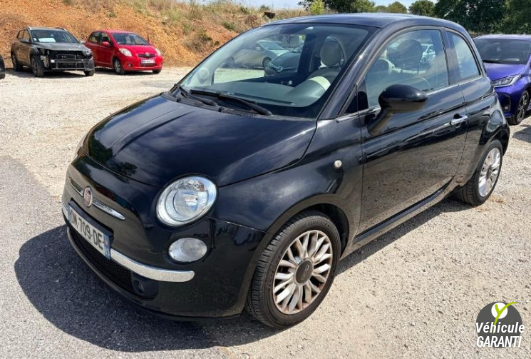 FIAT 500 1.2 69 CV LOUNGE / TRÉS BON ÉTAT / CT OK REVISION OK / DISTRIBUTION OK / GARANTIE