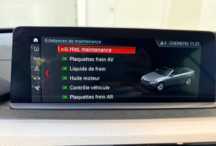 BMW Série 4 Cabriolet 420i M SPORT CAB - FRANCE - ENTRETIEN COMPLET BMW - 