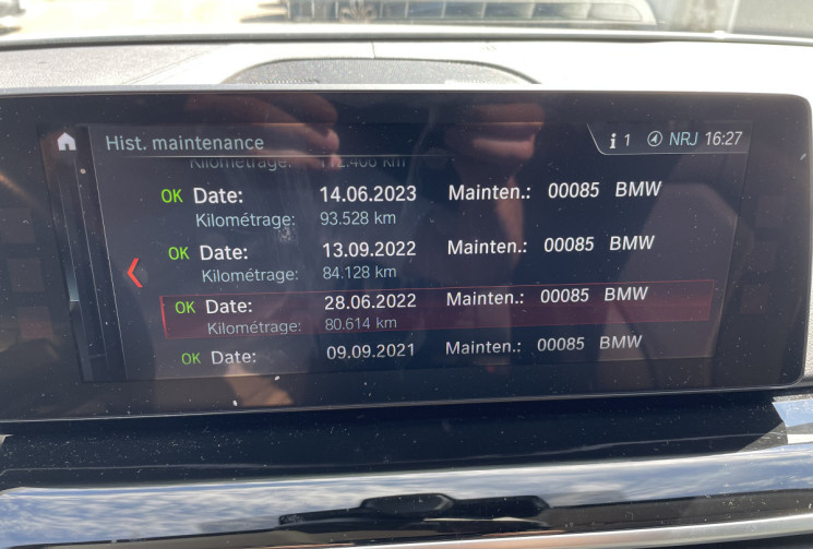 BMW Série 5 525 D 231ch BVA Luxury Line/HUD/Camera/Cuir/Sièges électriques/